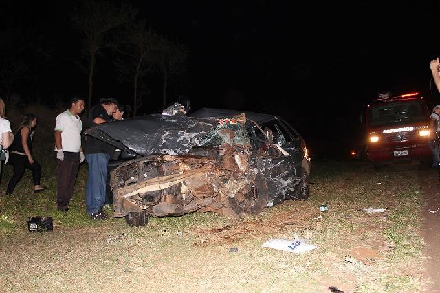 Motorista morre após colisão frontal com viatura da Polícia