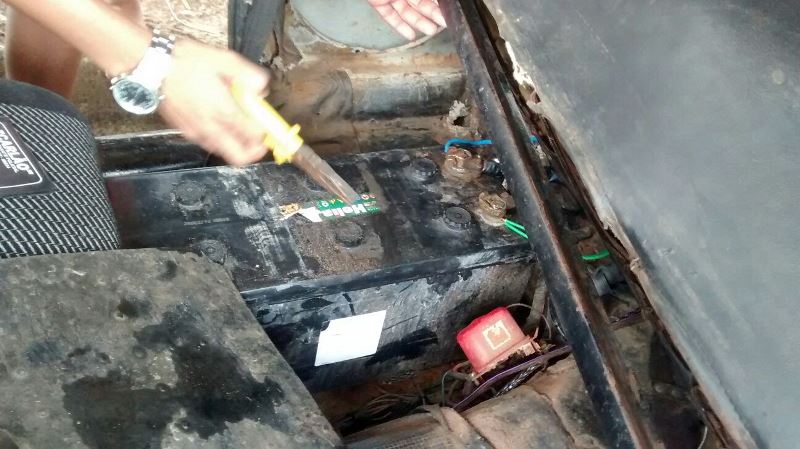 Polícia Militar recupera bateria de caminhão furtada em Dourado