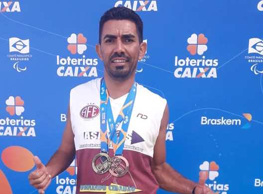 Atleta paralímpico de Ribeirão Bonito conquista duas medalhas na Primeira Etapa do Ranking Paulista