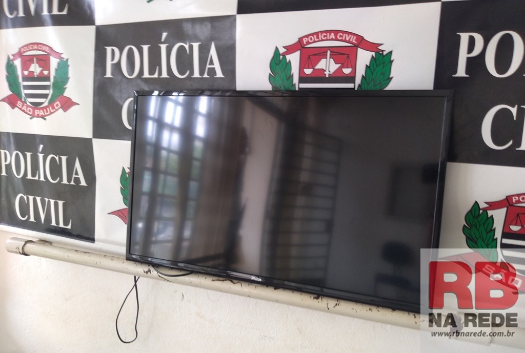 Polícia Civil de Ribeirão Bonito esclarece furto em escola e recupera TV