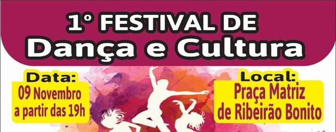 Festival de Dança e Cultura acontecerá em Ribeirão Bonito