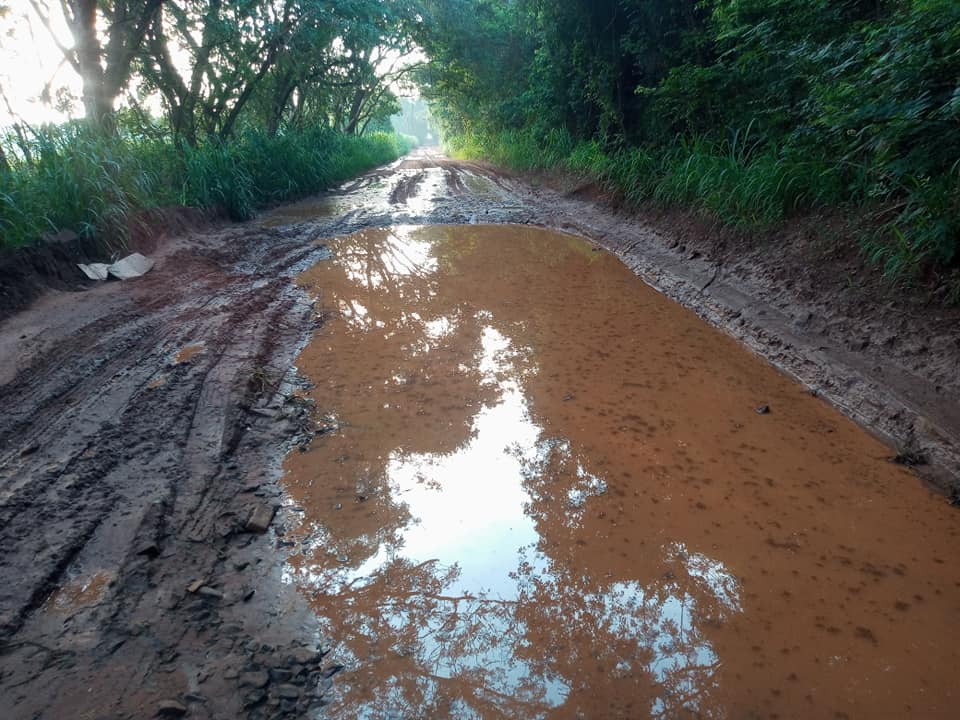 Via rural que liga estrada vicinal de Ribeirão Bonito a SP-255 está em condições precárias